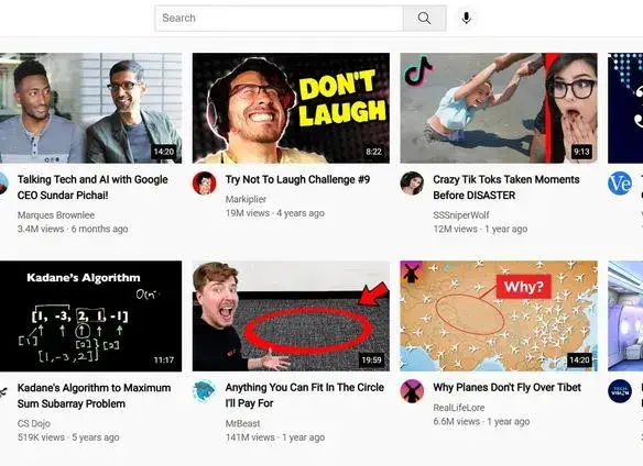 YouTube Clone - built with HTML and CSS