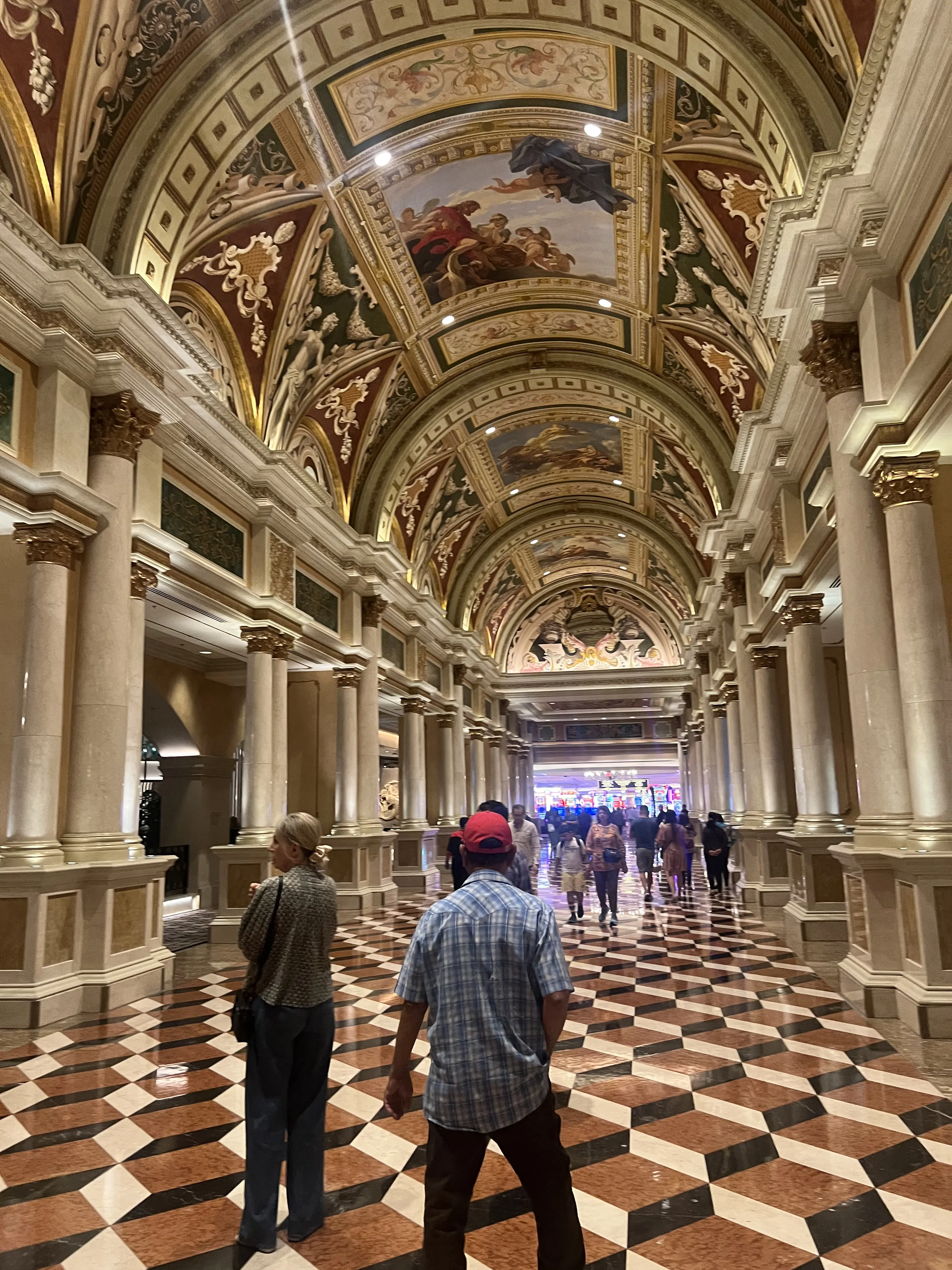 The Lobby of the Venetian Hotel - Las Vegas